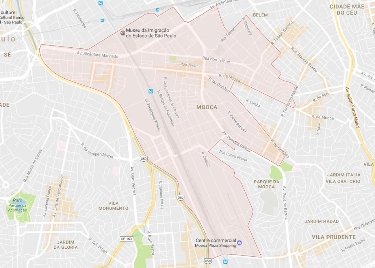 Mooca, Sao Paulo haritası