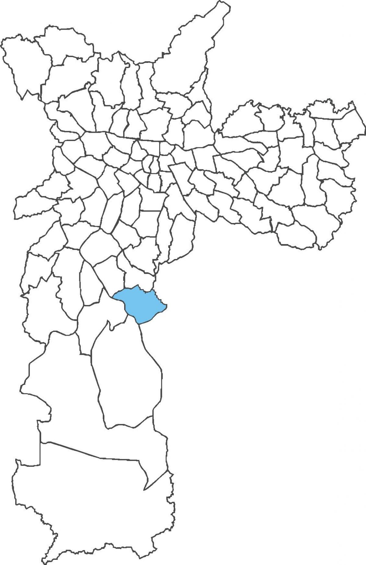 Pedreira bölgesinin haritası