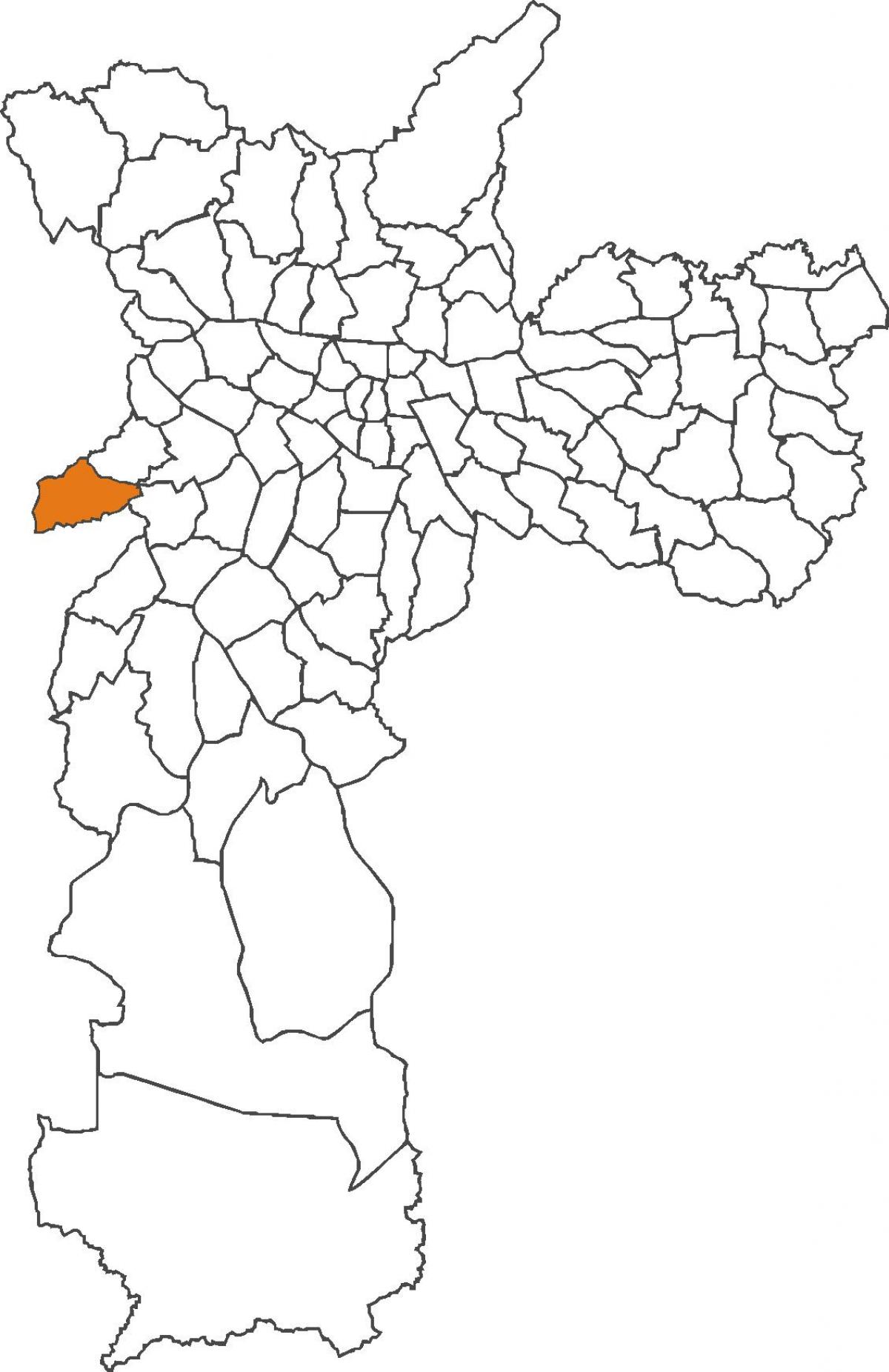 Raposo Tavares bölge haritası