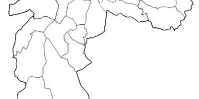 Bölge Nordeste São Paulo haritası