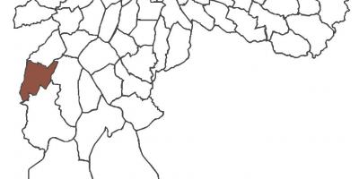 Capão Redondo bölgesi haritası