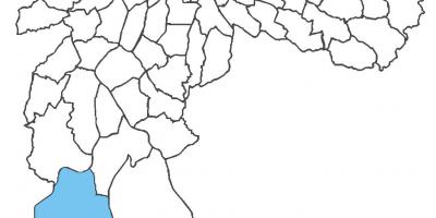 Parelheiros bölge haritası