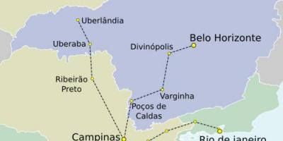 São Paulo TAV haritası