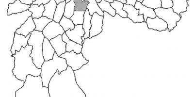 Vila Mariana bölgesinin haritası