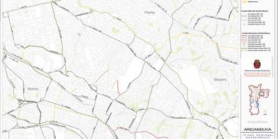Yollar Aricanduva haritası-Vila Formosa São Paulo - 