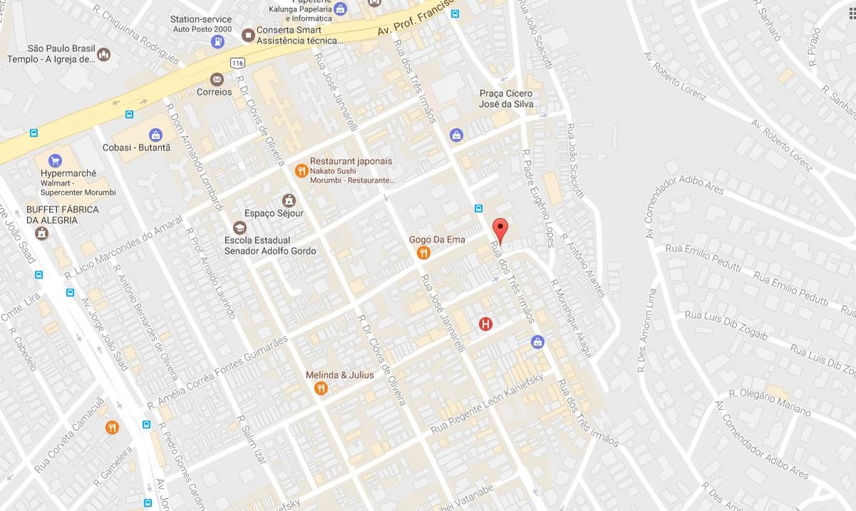 İmdat São Paulo haritası