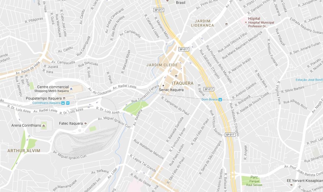 İtaquera São Paulo haritası