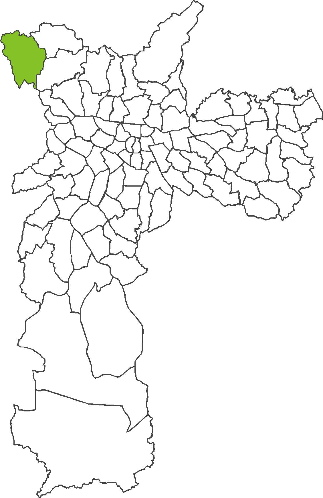 Anhangüera bölge haritası