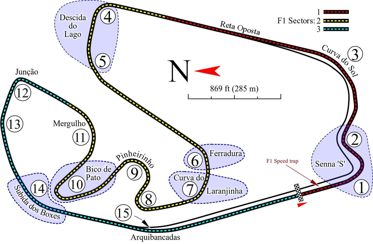 Harita Autódromo José Carlos Pace São Paulo