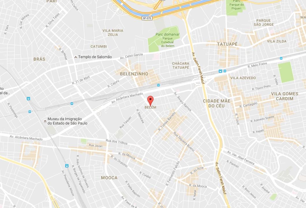 Belém São Paulo haritası