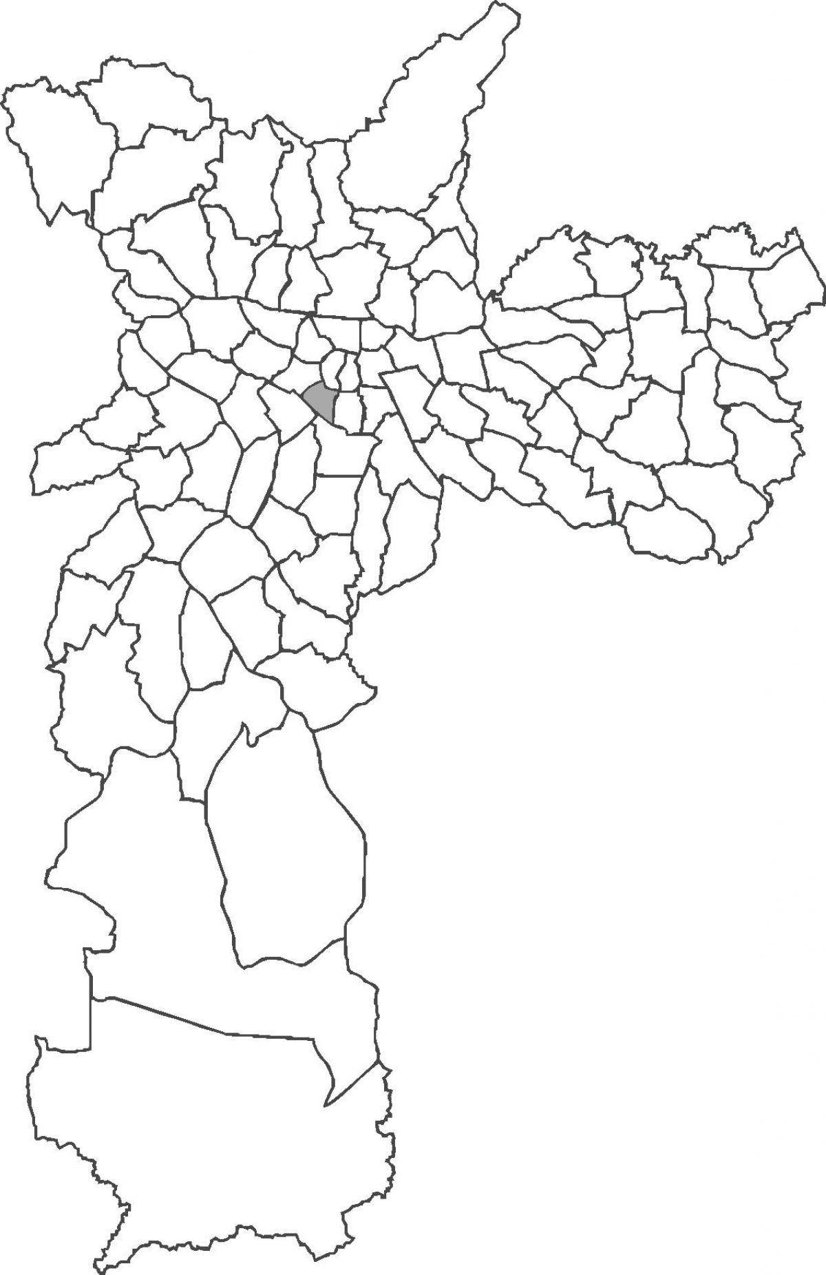 Bela Vista bölgesinin haritası