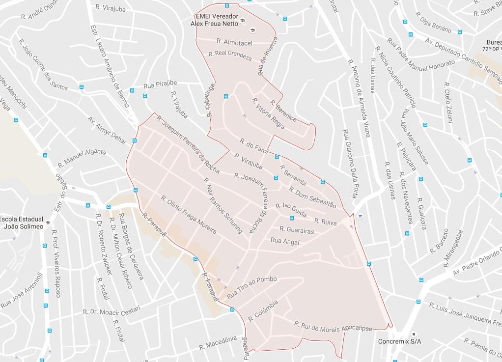 Brasilândia São Paulo haritası