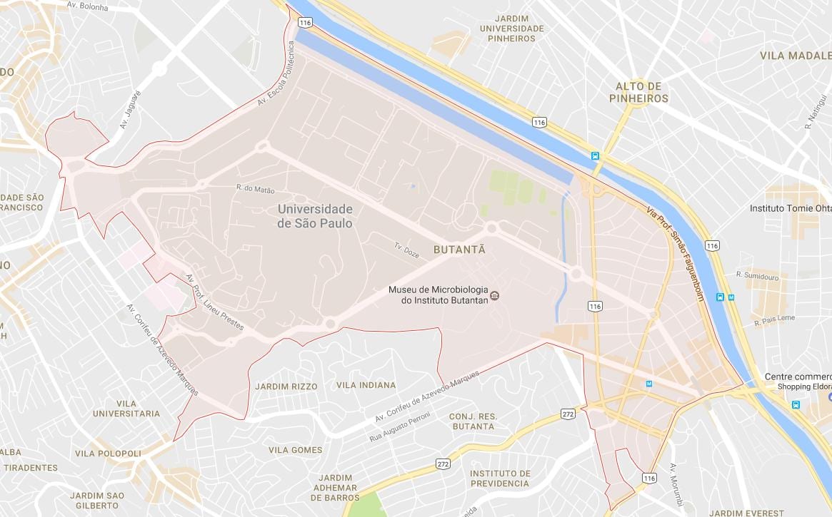 Butantã São Paulo haritası