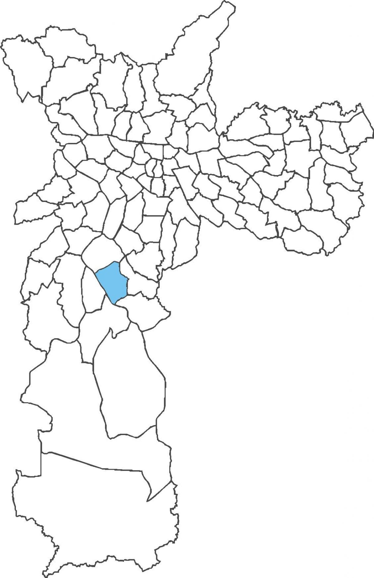 Campo Grande bölgesinin haritası