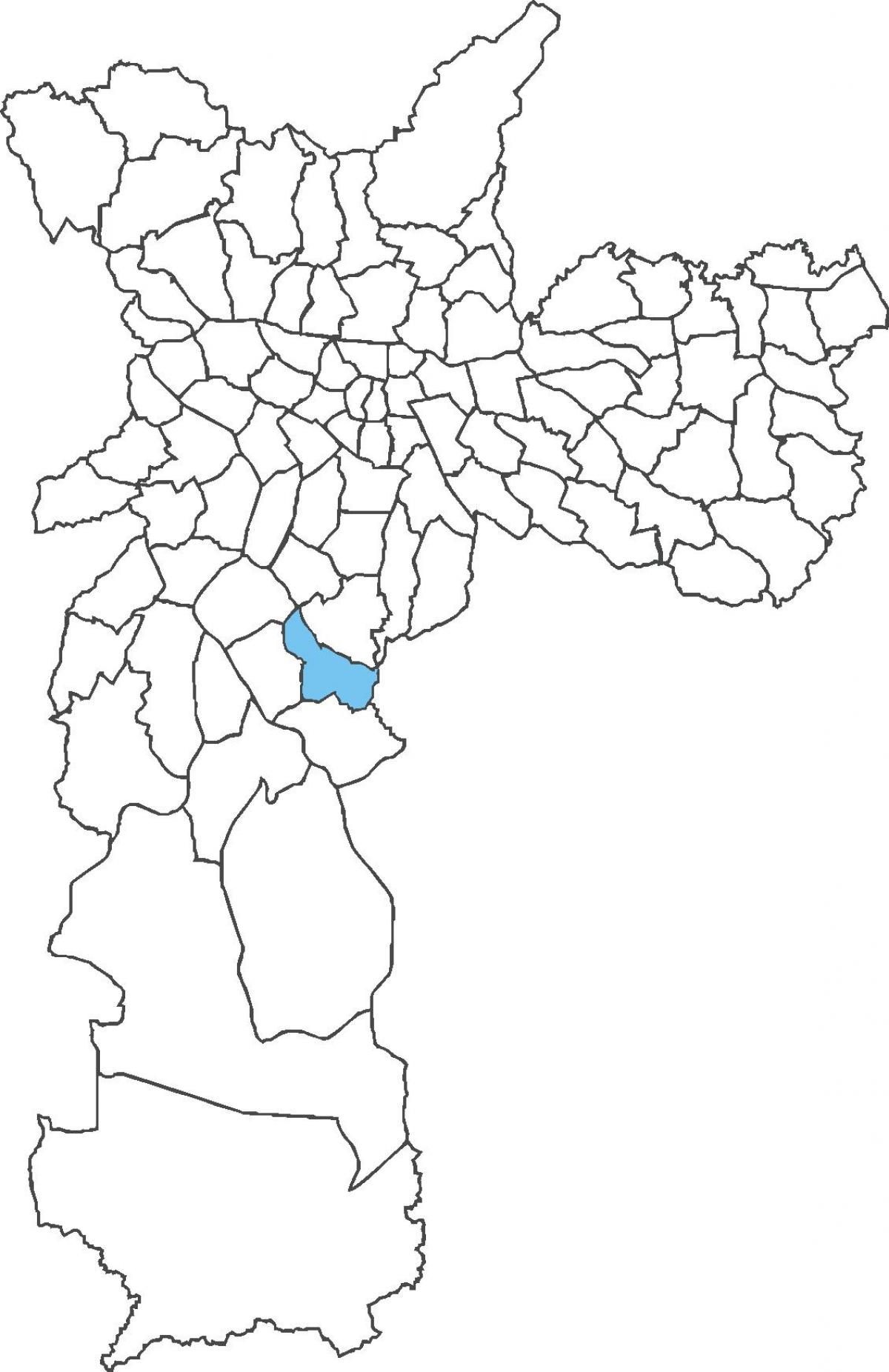 Cidade Ademar bölge haritası