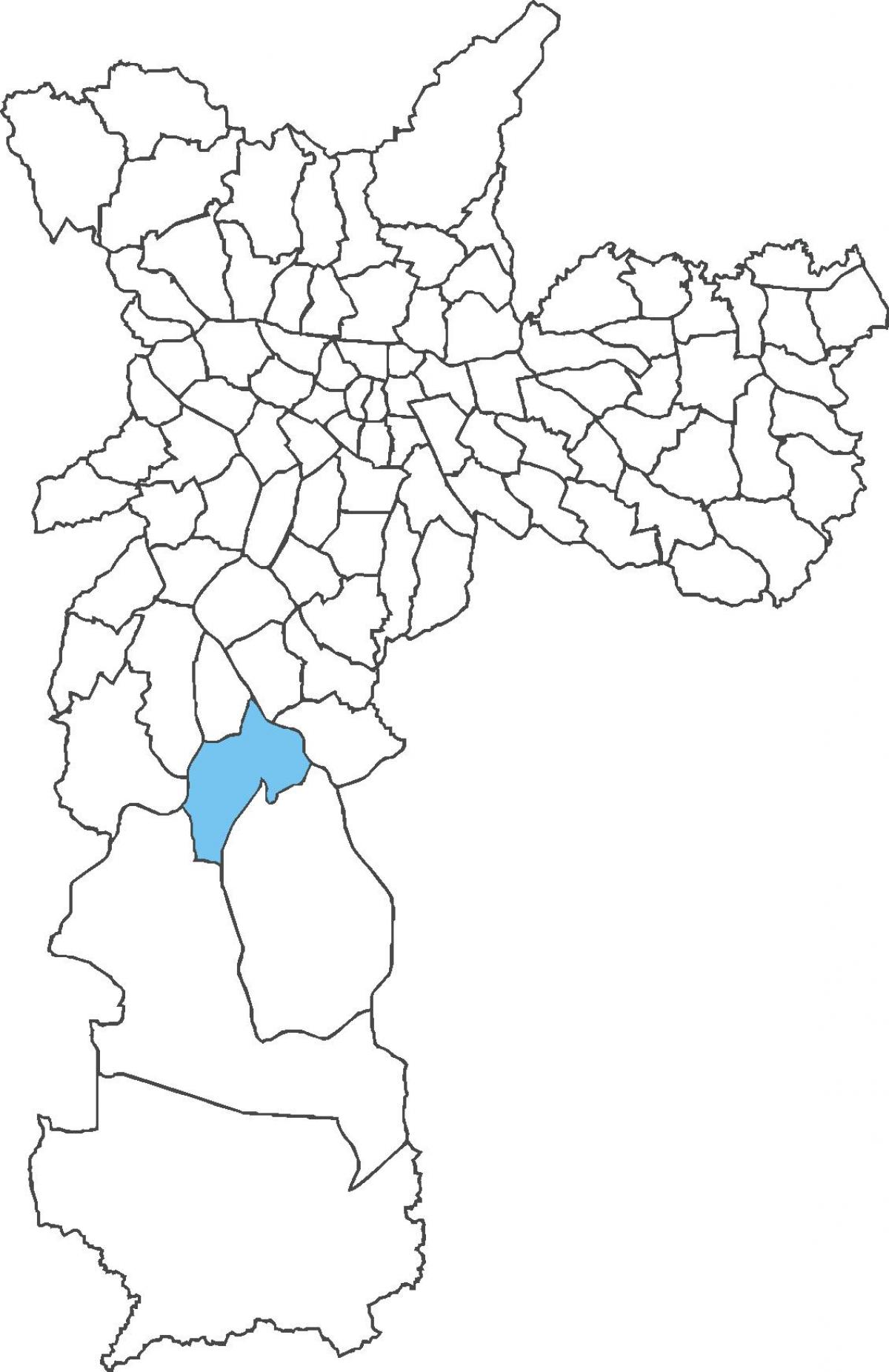 Cidade Dutra bölge haritası