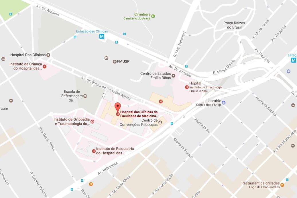 Clínicas Hastanesi harita