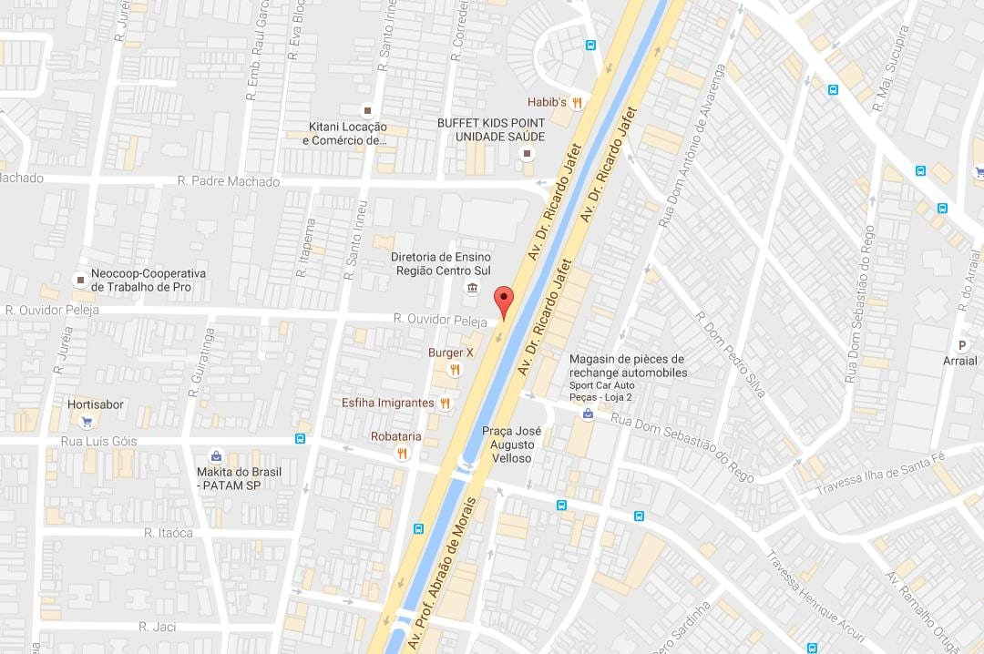 Cursino São Paulo haritası