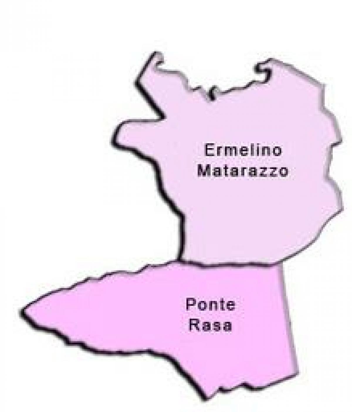 Ermelino Matarazzo alt harita-Valilik