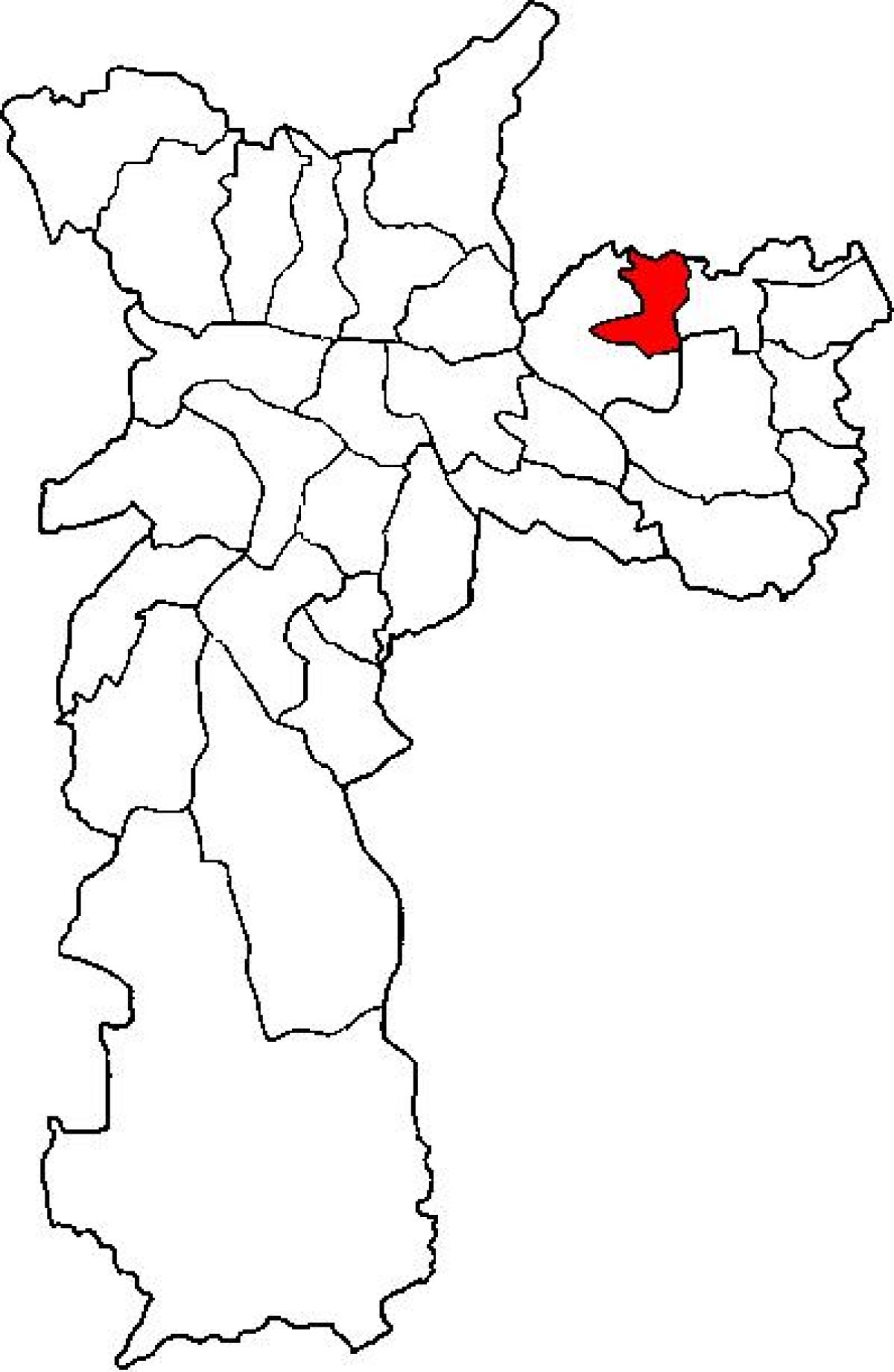 Ermelino Matarazzo alt harita-vilayetin São Paulo