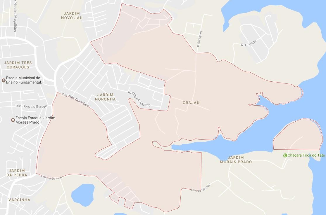 Grajaú São Paulo haritası