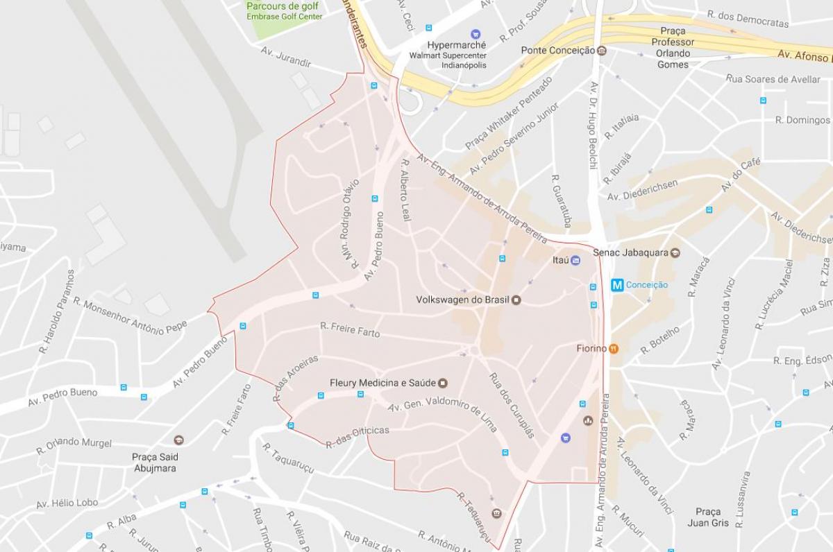 Jabaquara São Paulo haritası