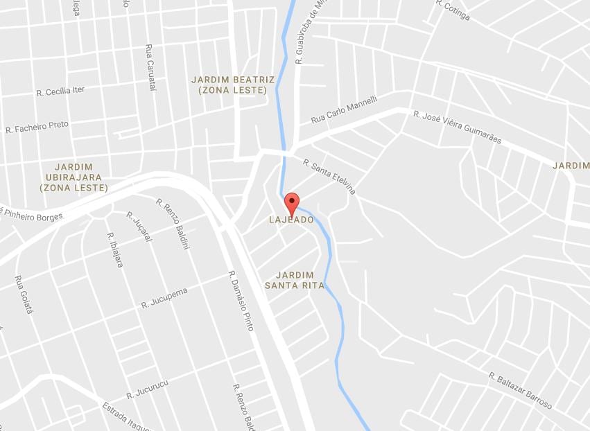 Lajeado São Paulo haritası