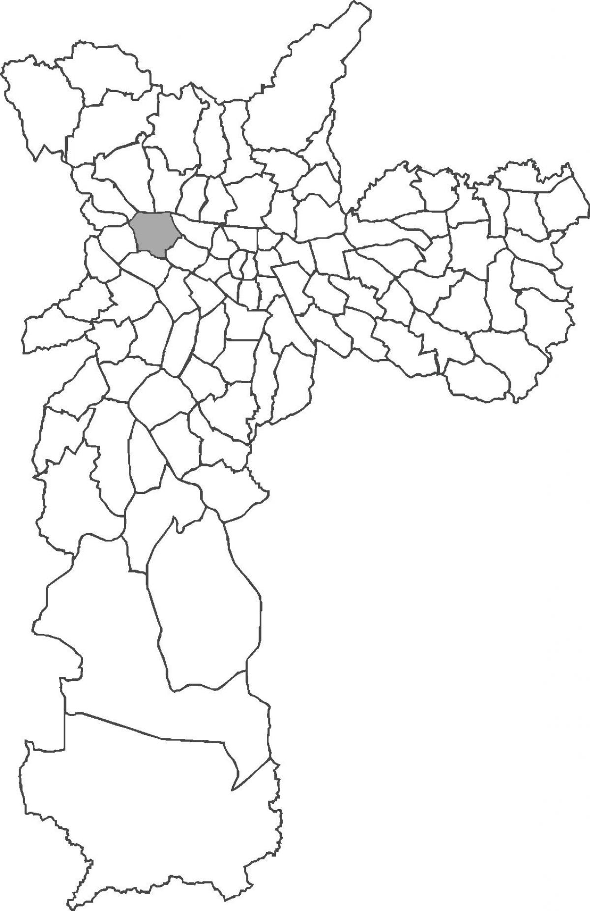 Lapa bölgesinin haritası