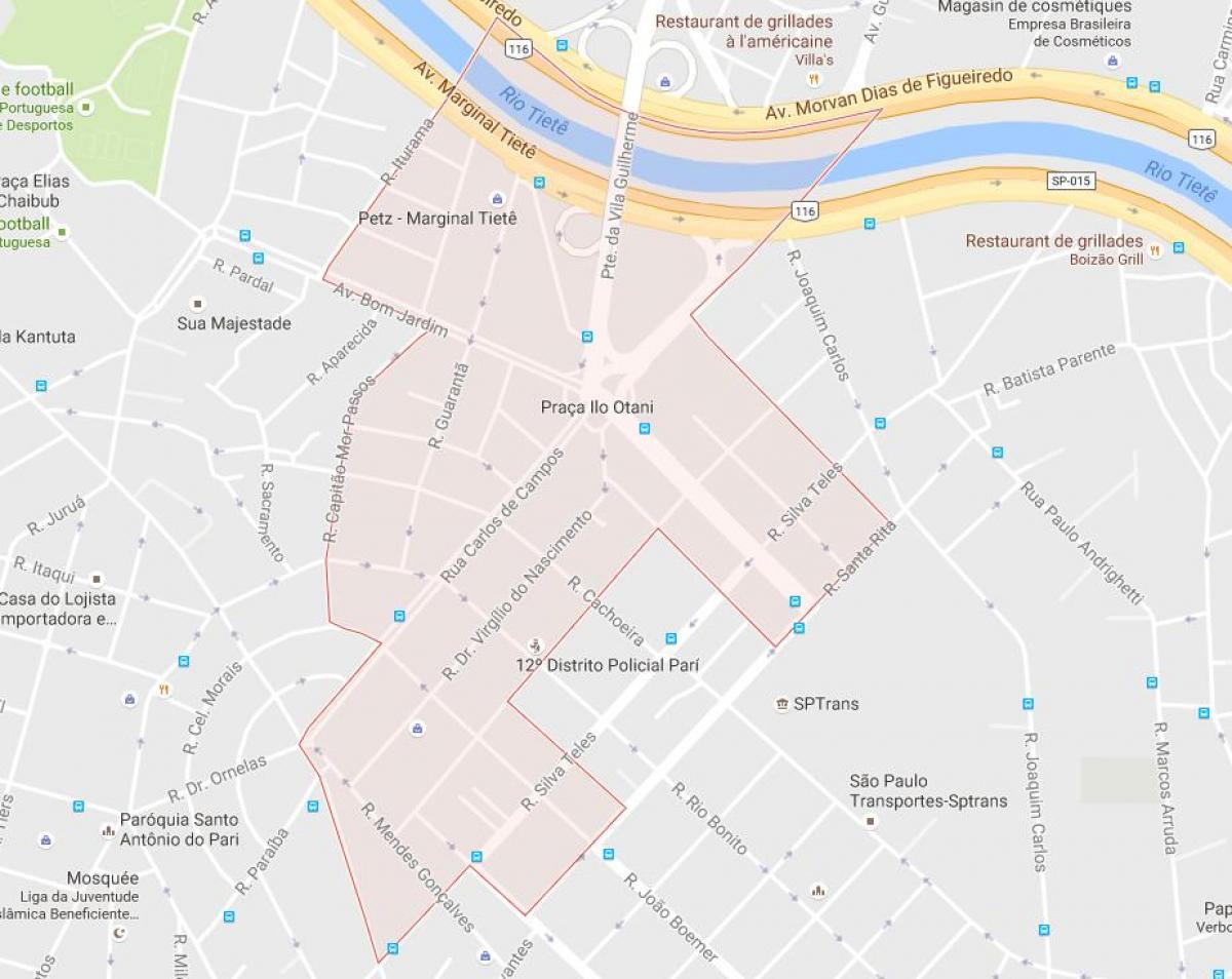 Pari São Paulo haritası
