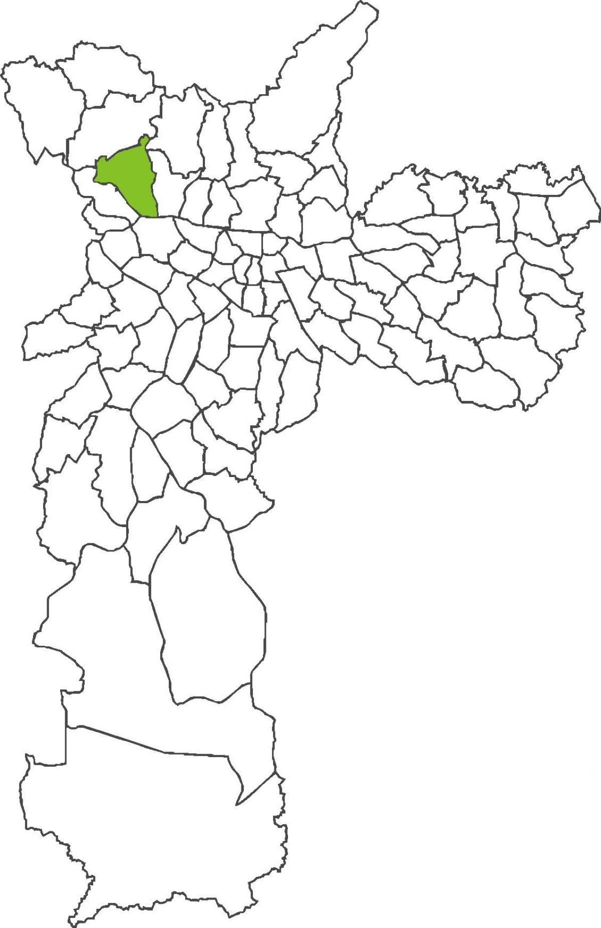 Pirituba bölge haritası