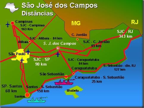 São José dos Campos airport haritası