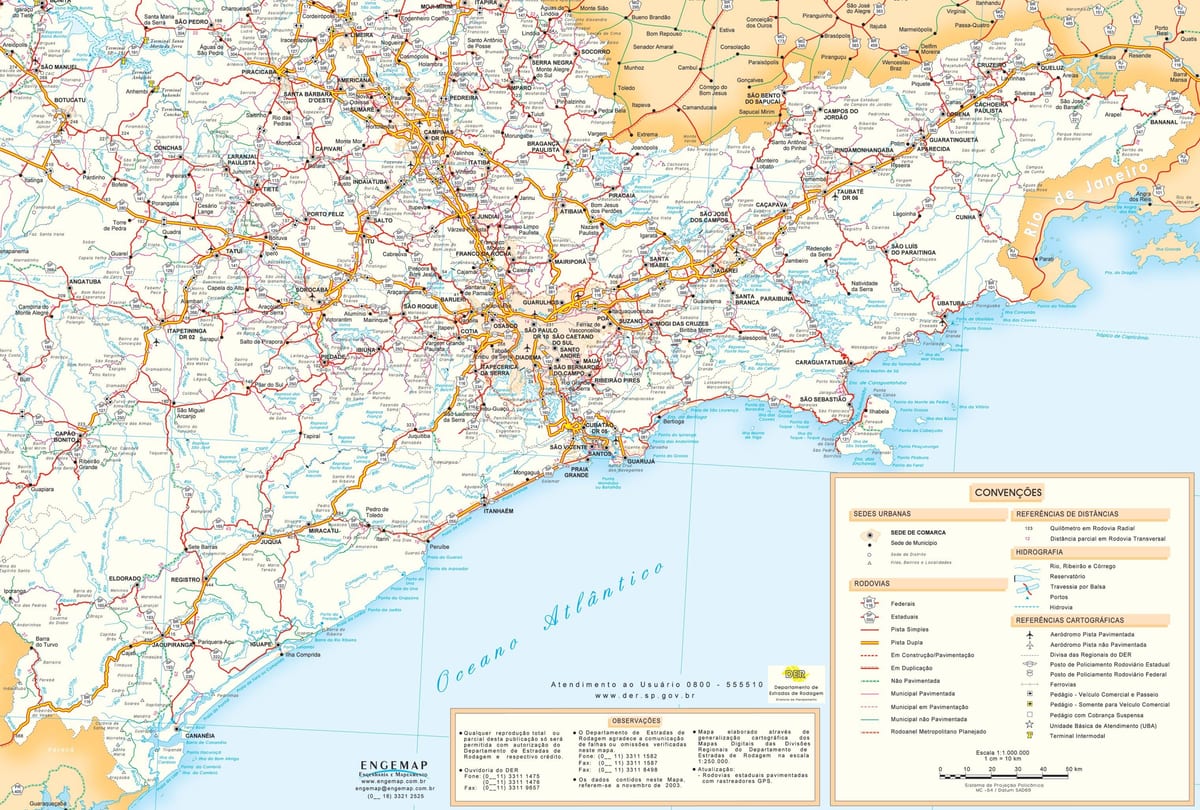 São Paulo şehir haritası
