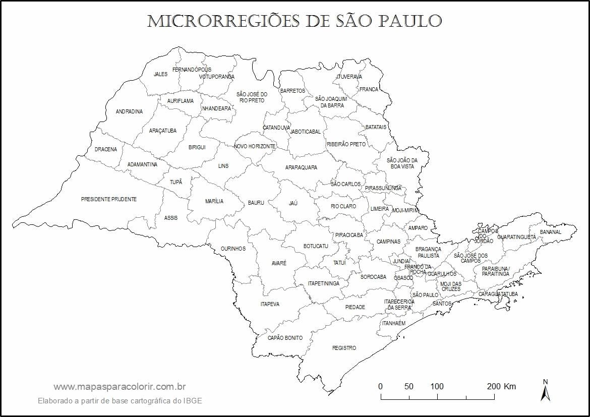 São Paulo bakire haritası - mikro-bölgeler