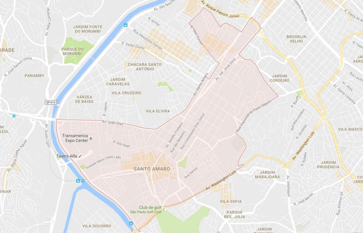 Santo Amaro, São Paulo haritası