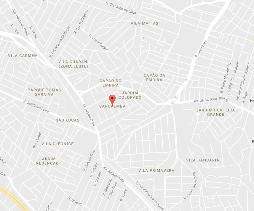 Sapopemba São Paulo haritası