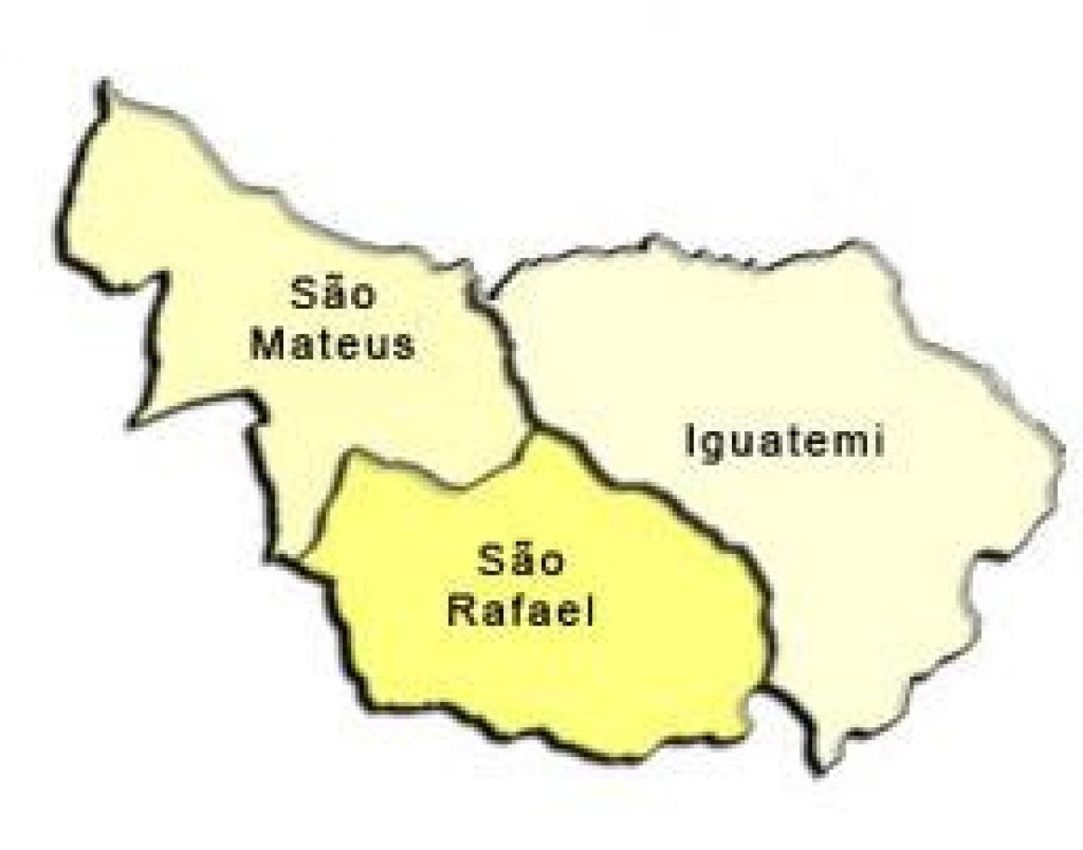 São Mateus alt harita-Valilik
