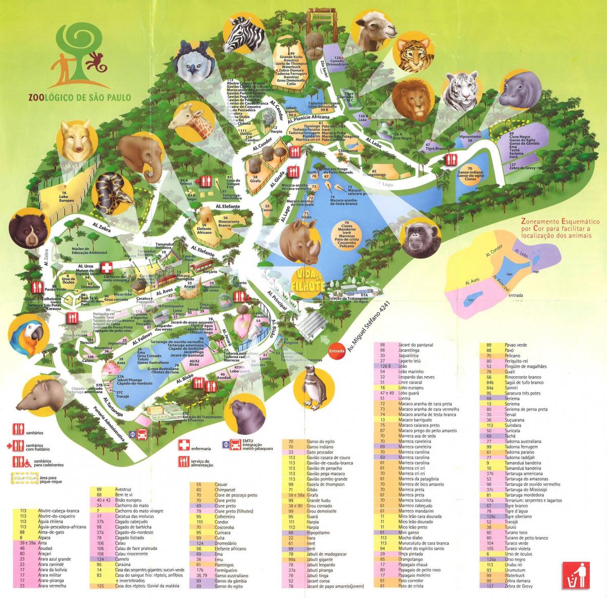 São Paulo Hayvanat haritası Parkı