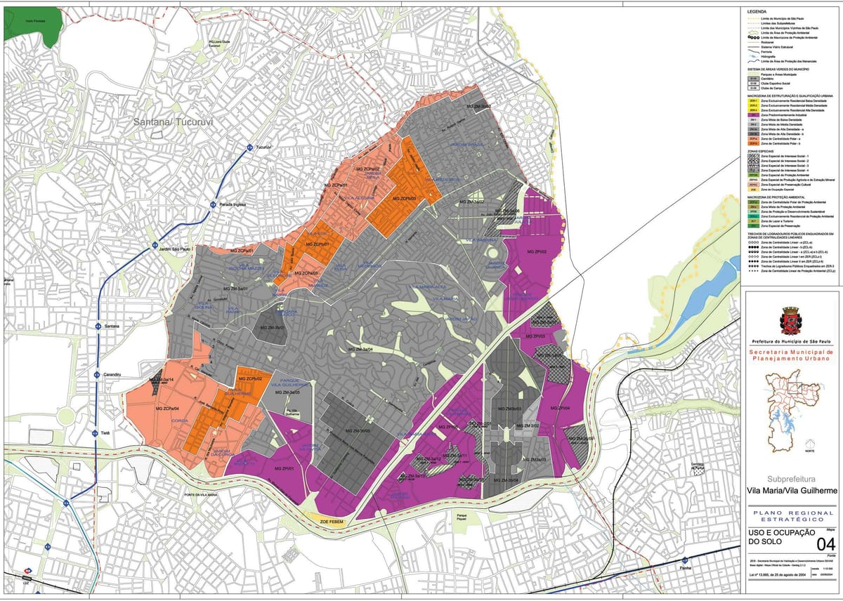 Toprağın Vila Maria São Paulo haritası - İşgal
