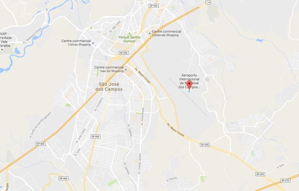 Uluslararası Havalimanı Rosario haritası