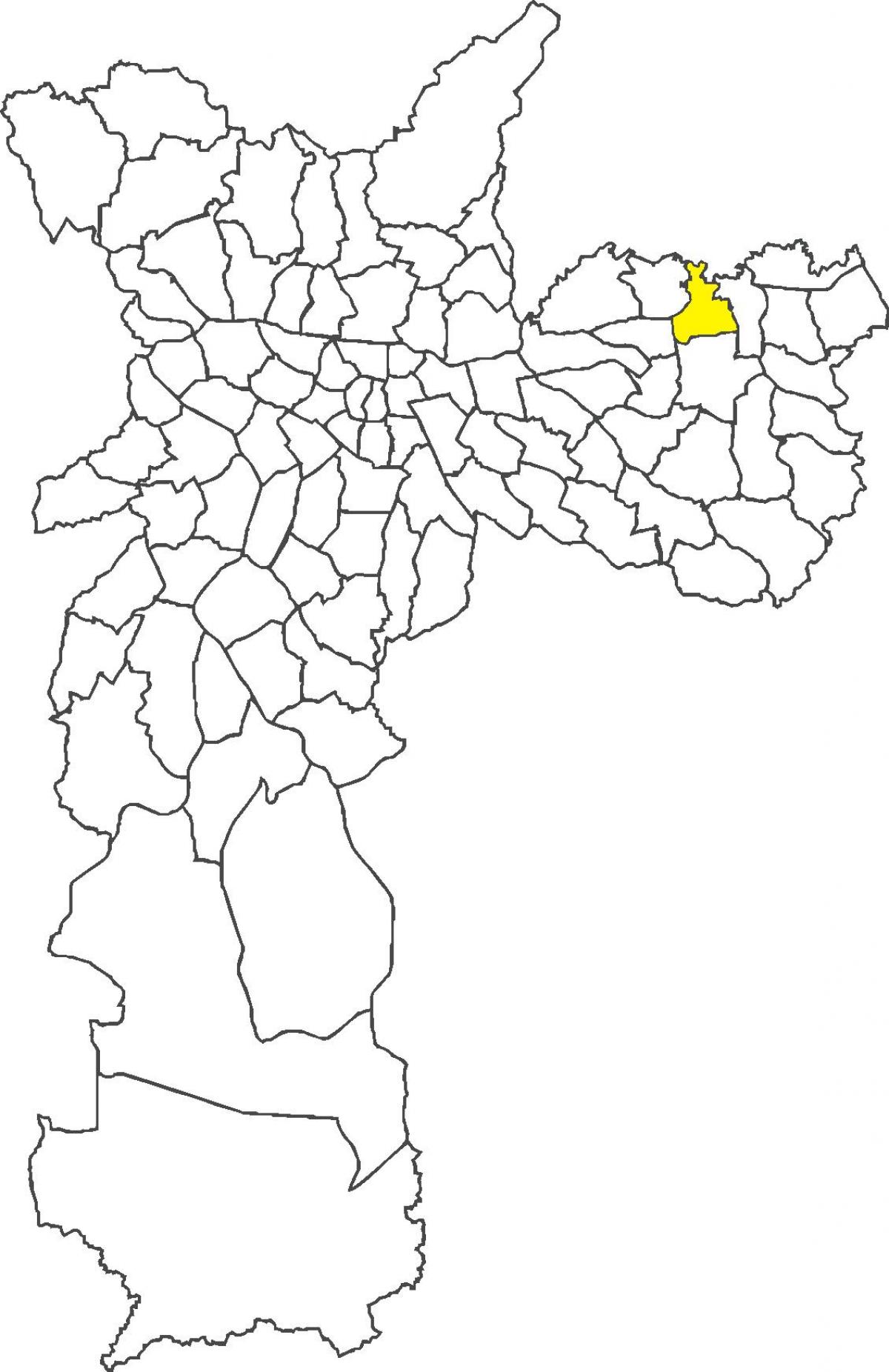 Vila Jacuí bölge haritası
