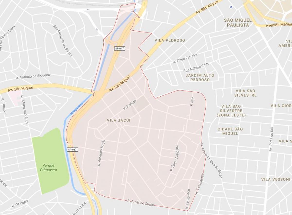 Vila Jacuí São Paulo haritası