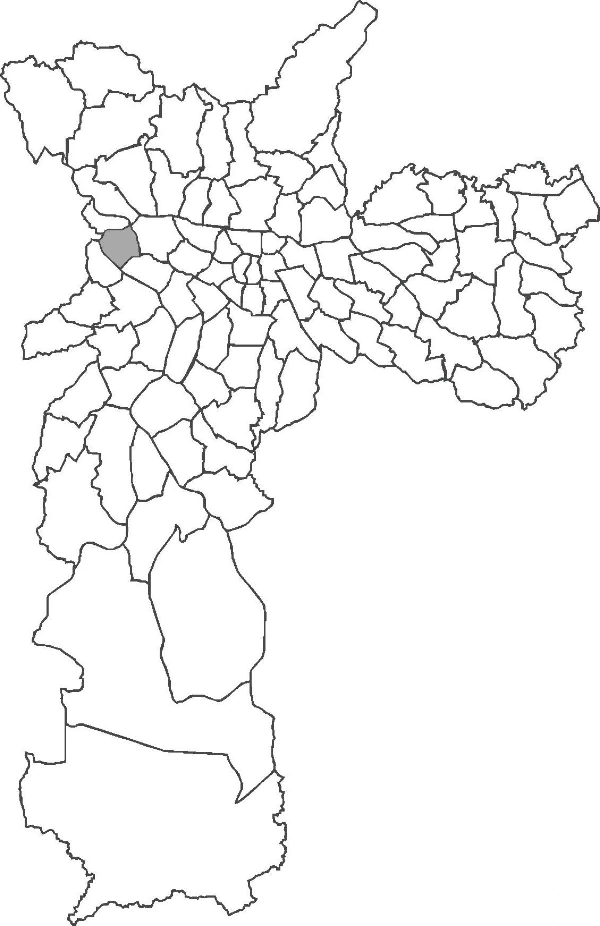 Vila Leopoldina bölge haritası