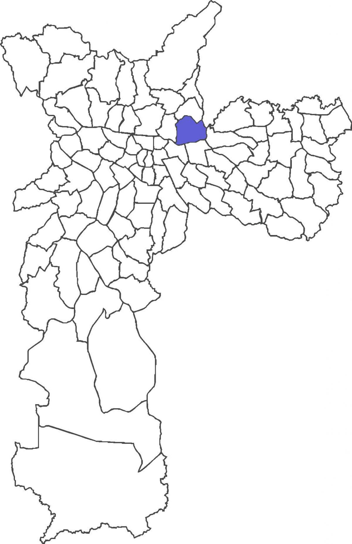 Vila Maria bölgesinin haritası