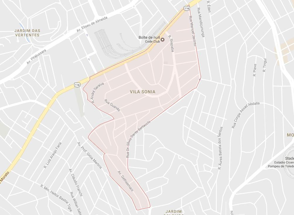 Vila Sônia São Paulo haritası