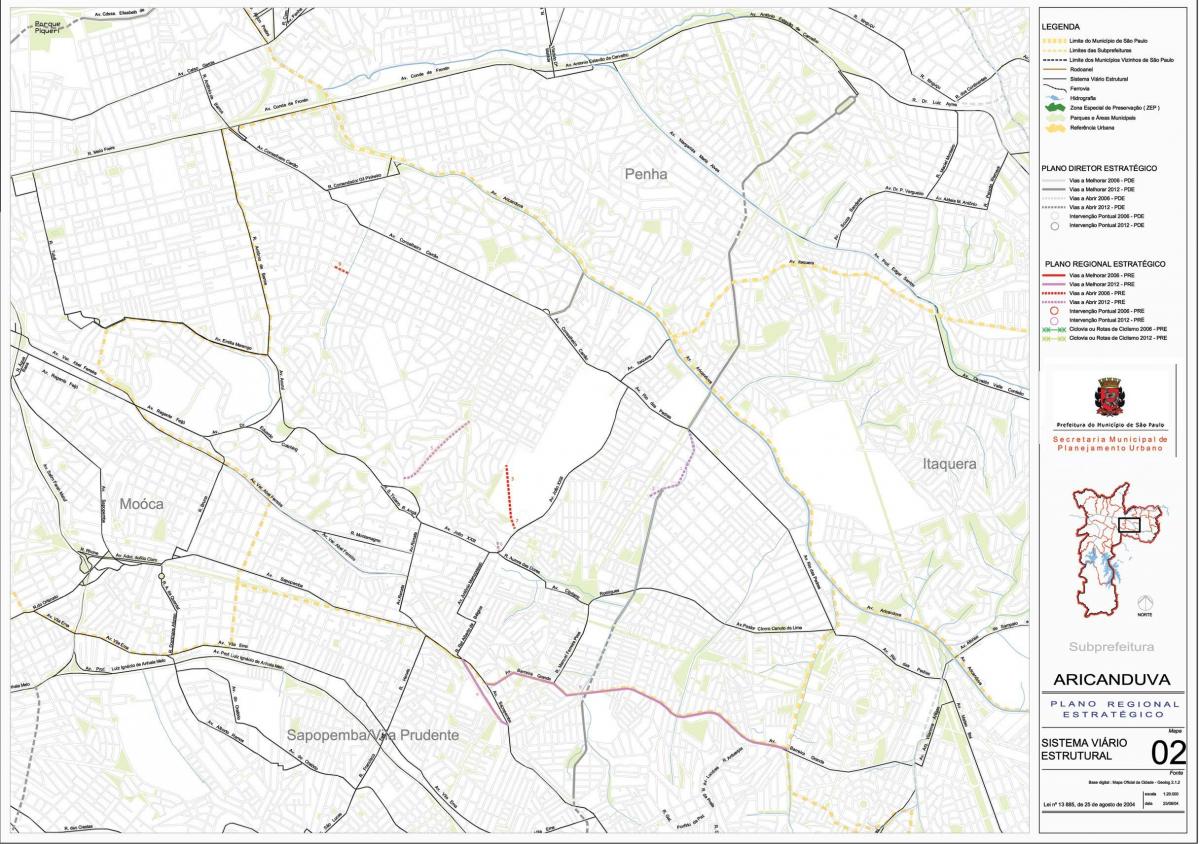 Yollar Aricanduva haritası-Vila Formosa São Paulo - 