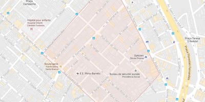Água'da Rasa São Paulo haritası