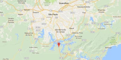 160 İmigrantes karayolu haritası - SP