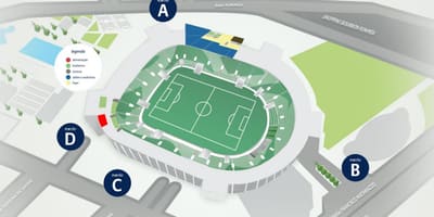 1 Allianz Parque haritası Düzey