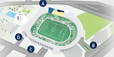 2 Allianz Parque haritası Düzey
