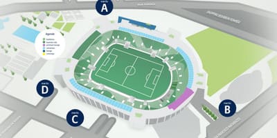 3 Allianz Parque haritası Düzey